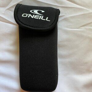 O'Neill Soft Semi-rigid Neoprene Sunglasses Glasses Case In black Designer
